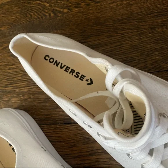 UNISEX Converse Jack Purcell Leather Low Top Shoes - Picture 3 of 7